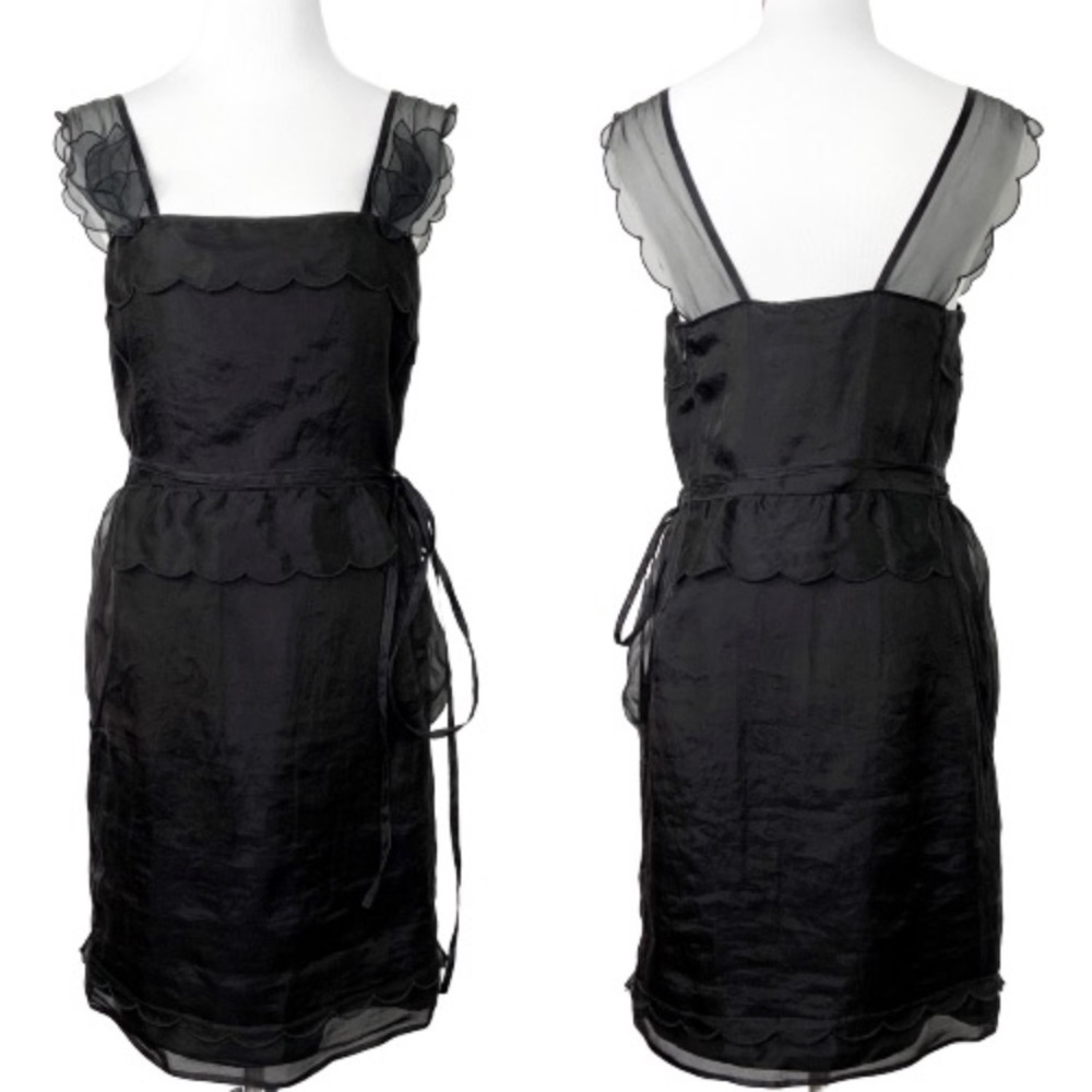 NWT Stella McCartney Black Silk Cocktail Dress 4 - Picture 2 of 14